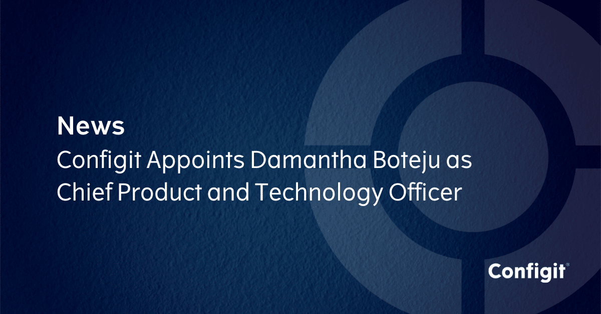 Configit Appoints Damantha Boteju as Chief Product and Technology ...