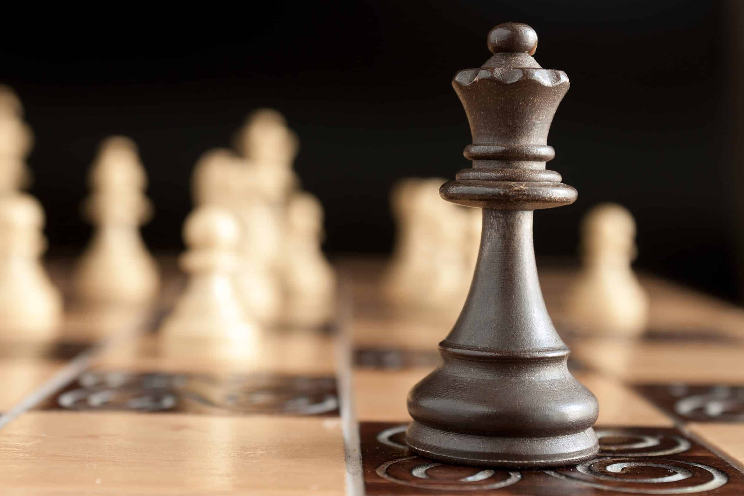 eight queens game chessboard